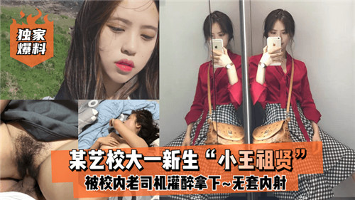 网传某艺校大一新生被校内老司机灌醉拿下无套内射 海报
